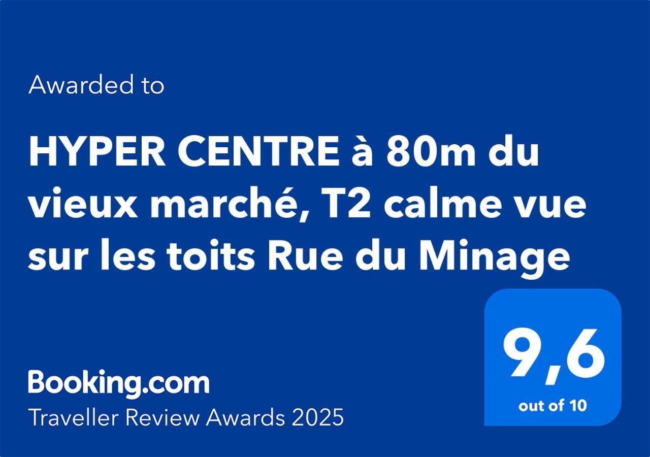 Hyper Centre A 80M Du Vieux Marche, T2 Calme Vue Sur Les Toits Rue Du Minage Lejlighed La Rochelle  Eksteriør billede